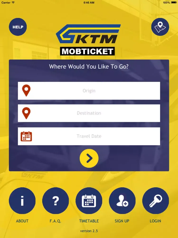 KTMB MobTicket iPad  Ekran Görüntüleri